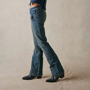 NEW Free People We The Free Love Stone Bootcut Jeans